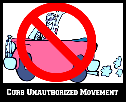 curb unauthorized movement