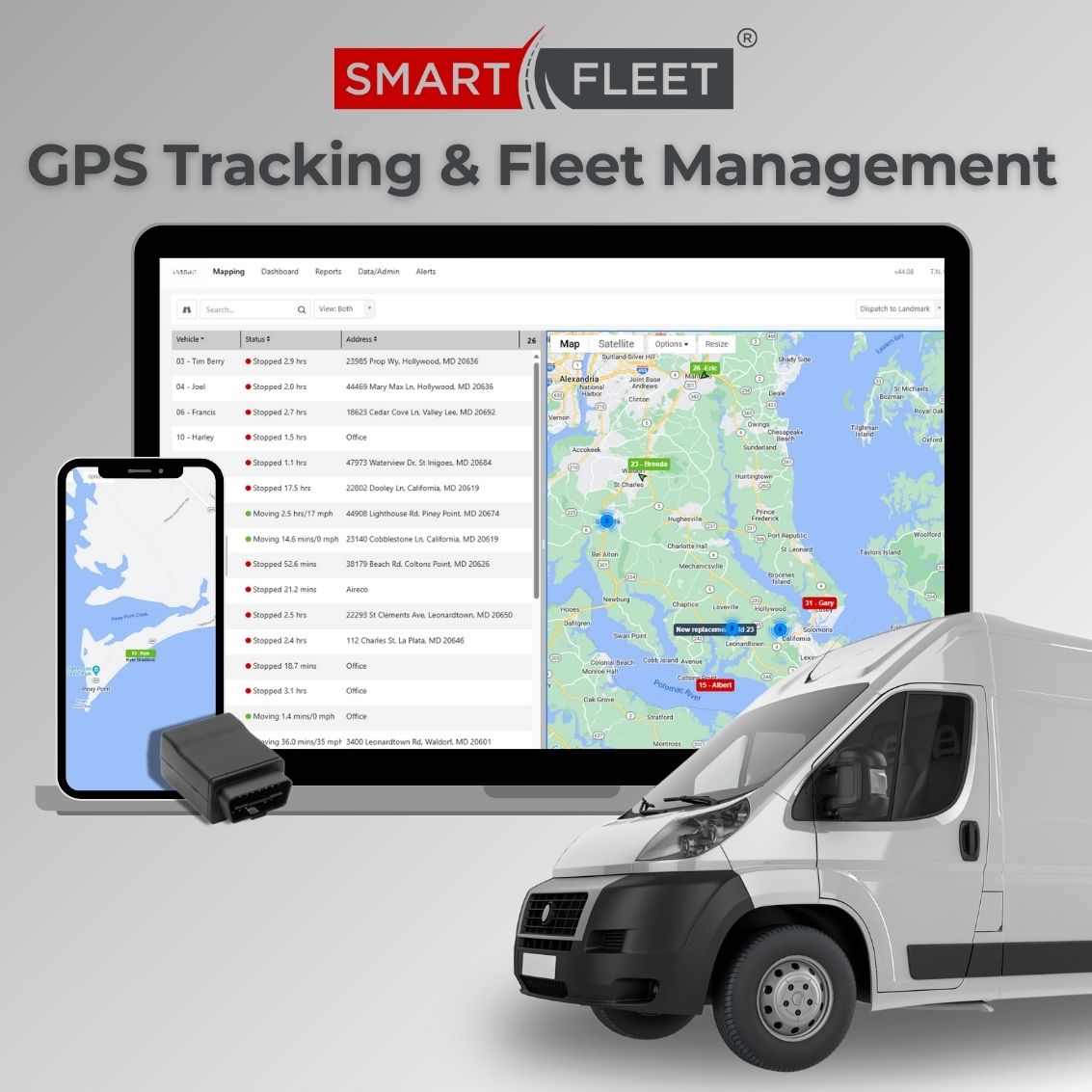 Real-Time GPS Fleet Tracking Solutions: Enhancing Fleet Efficiency and Safety